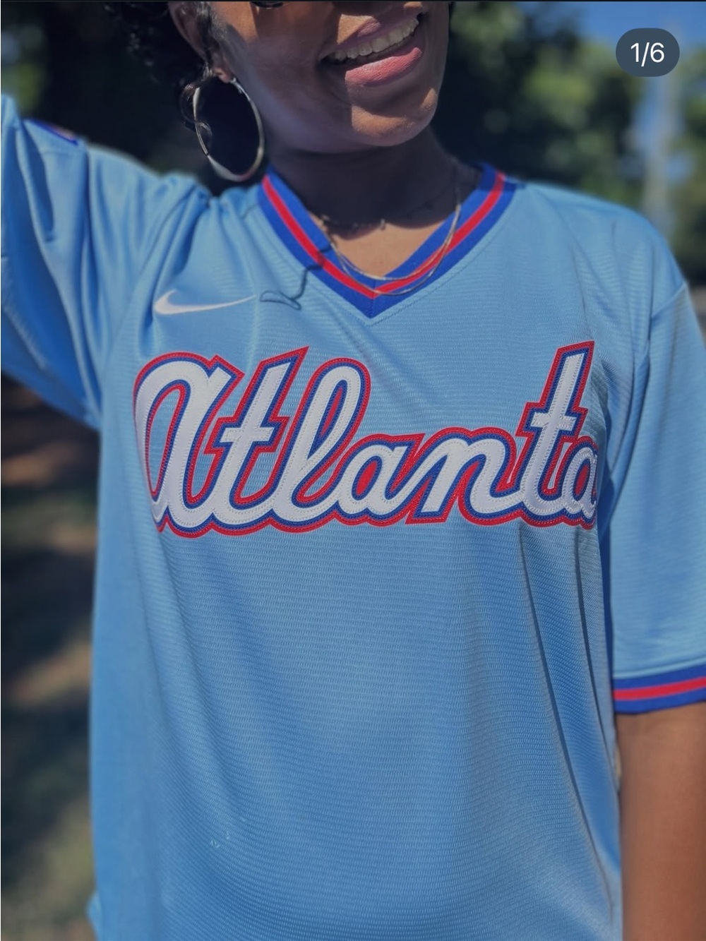 Atlanta Braves City Connect
Women's Nike MLB Stadium Jersey NWT